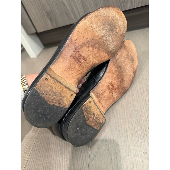 Johnston & Murphy Men's Black Leather Loafers Size 9.5 - Picture 6 of 9